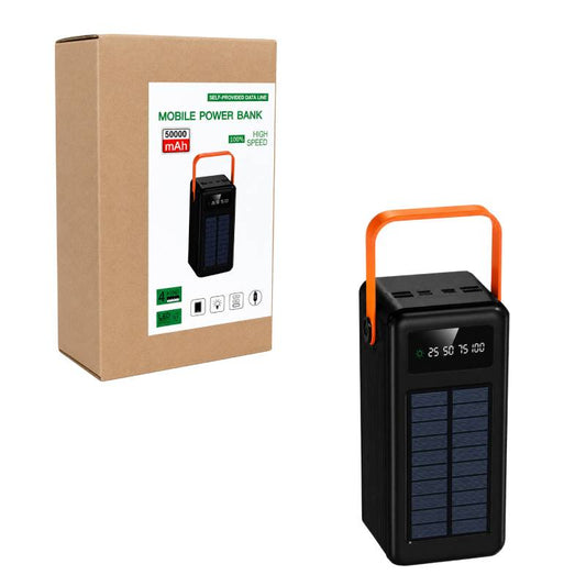 Power Bank Ηλιακής Φόρτισης 50000mAh - Solar Power Bank
