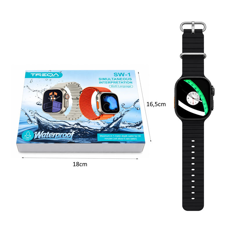 TREQA Έξυπνο Ρολόι  με Οθόνη 2.01" SW-1 - Smartwatch