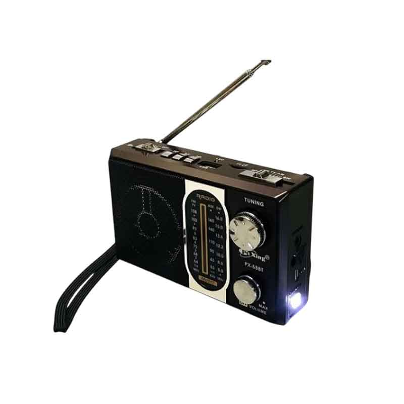 PuXingΕπαναφορτιζόμενο Ραδιόφωνο Bluetooth/Mp3/Usb/TF PX-55BT  – Radio