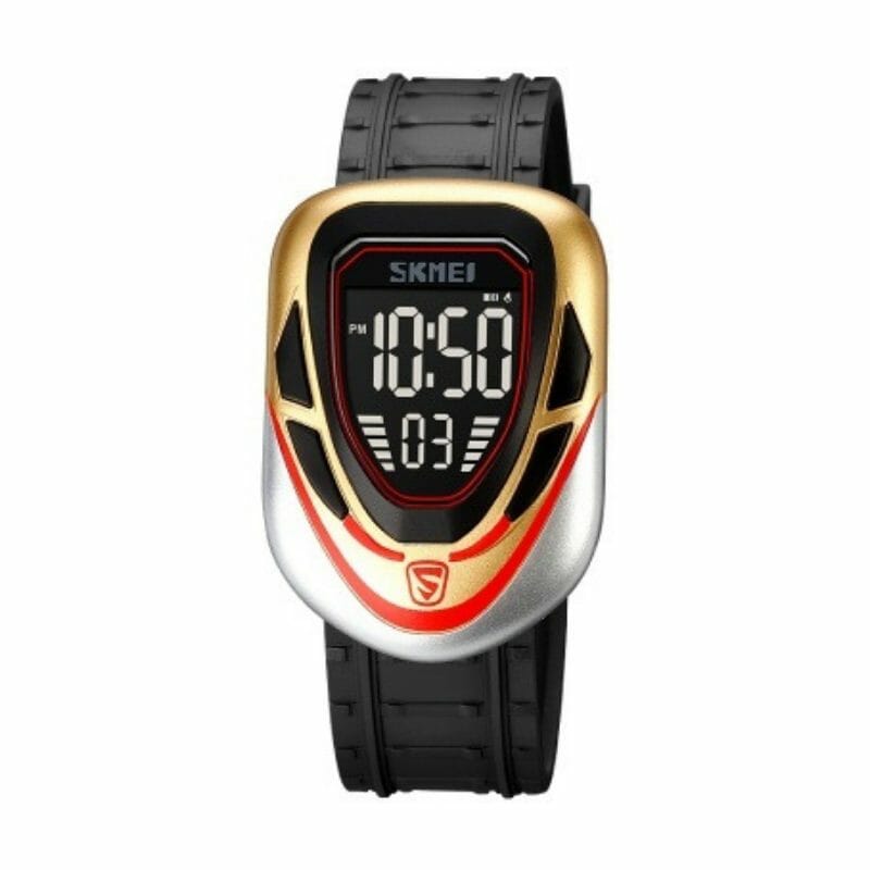 Ψηφιακό ρολόι χειρός - Skmei - 1833 - 018339 - Gold/Red