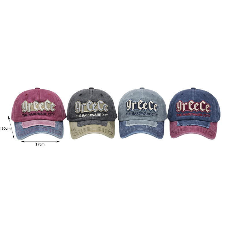 Καπέλο Τζόκεϊ με Κέντημα Greece - Embroidered Baseball Cap