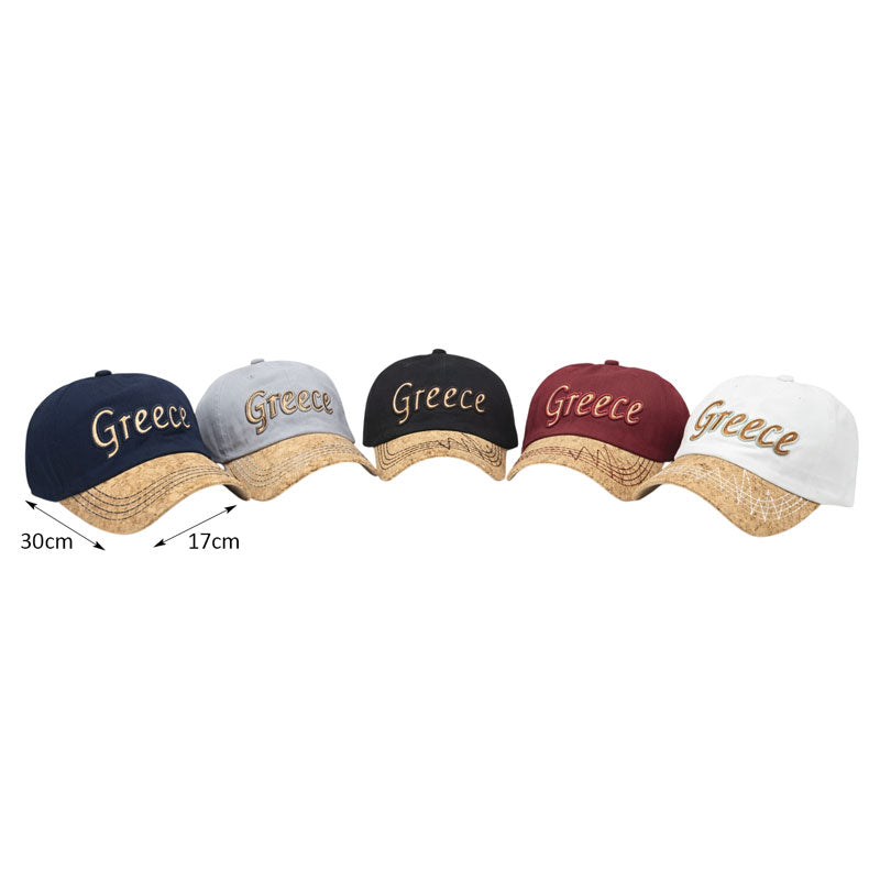 Καπέλο Τζόκεϊ με Κέντημα Greece - Embroidered Baseball Cap