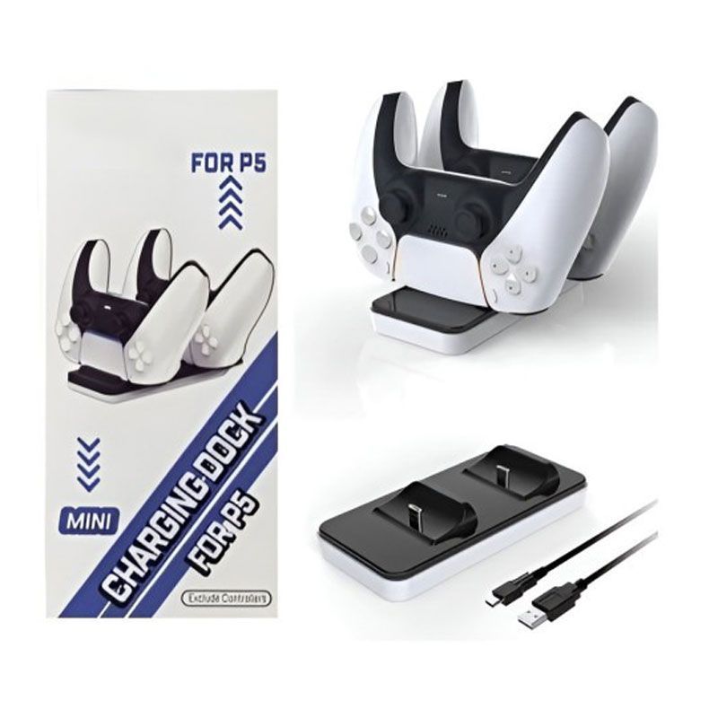 Mini Βάση Φόρτισης για Χειριστήρια PS5 - Mini Charging Dock for PS5 Controllers