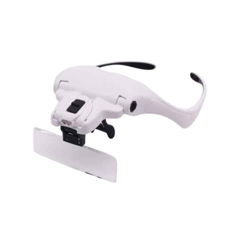 Μεγεθυντικός Φακός Κεφαλής με LED & Ανταλλακτικούς Φακούς – Ιδανικός για Λεπτομέρειες & Χειροτεχνίες
