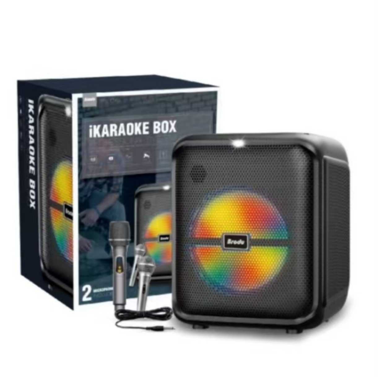 Φορητό ηχείο subwoofer με 2 μικρόφωνα Karaoke - BTS-1740 - 717400