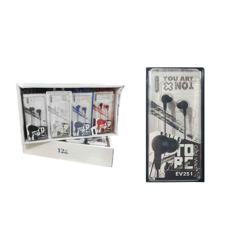 Elmcoei Ενσύρματα ακουστικά EV-251 Jack 3,5mm - Earphones