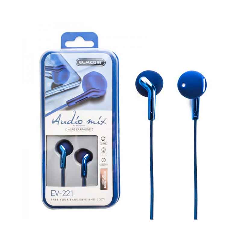 Elmcoei Handsfree Ακουστικά Audio Mix Ev-221 3.5mm Jack - Earphones