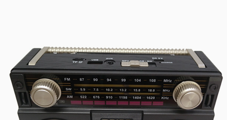 Επαναφορτιζόμενο ραδιόφωνο Retro - MD-1305 BT - 020122 - Grey