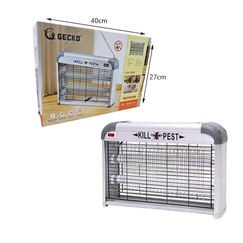 GECKO Ηλεκτρική Εντομοπαγίδα UV – Pest Killer 20W