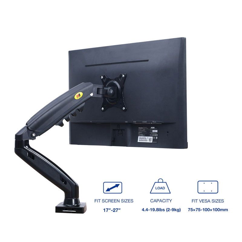 Βάση Οθόνης LED Monitor stand 17"-30" Upgraded Model F80 - Gas Strut Desktop Monitor Mount