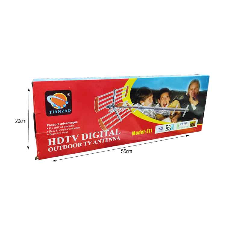 Κεραία Ψηφιακής Εξωτερικής Τηλεόρασης HDTV E11 - HDTV Digital Outdoor TV Antenna