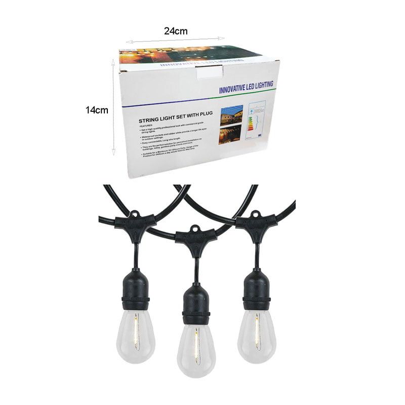 Εξωτερικά φώτα κρεμαστά γιρλάντα LED 5m 10L- Innovative LED lighting