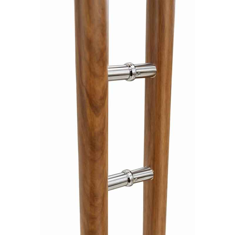 Λαβή Πόρτας Αλουμινίου με Σχέδιο Ξύλου 59.7cm – Aluminum Door Handle Wood Effect
