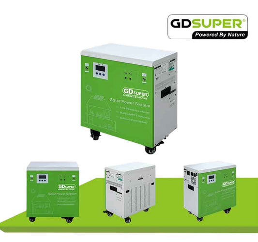 Ηλιακό Σύστημα Ενέργειας 3000W με Inverter Χαμηλής Συχνότητας & MPPT - 3000W Solar Power System with Low Frequency Inverter & MPPT