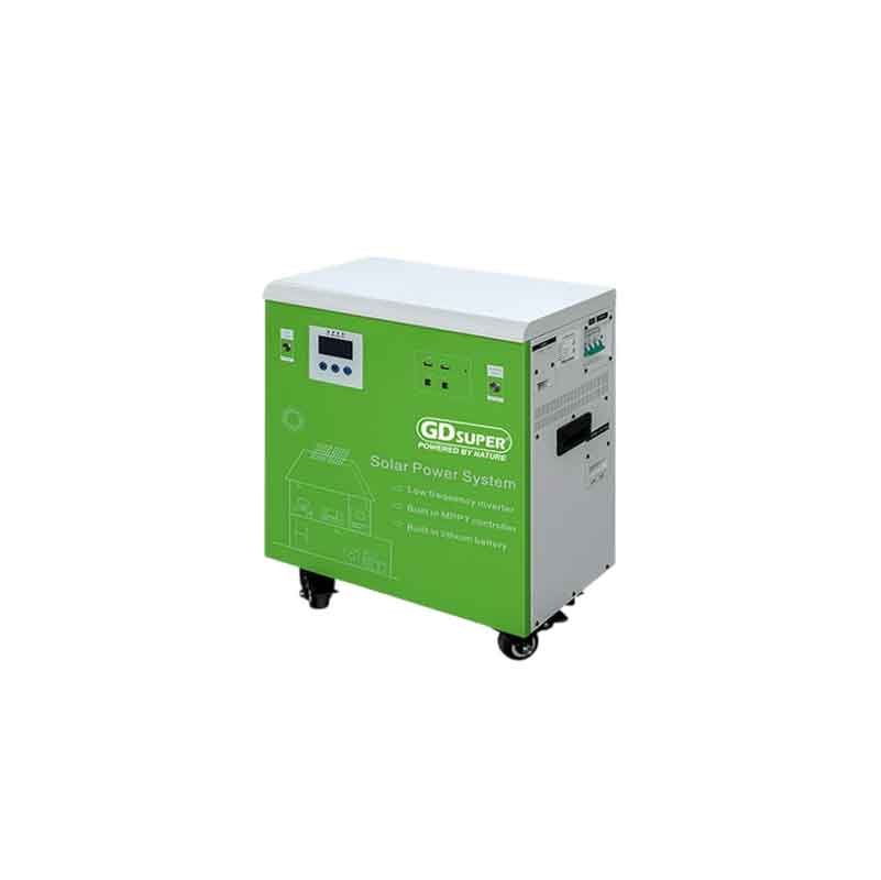 Ηλιακό Σύστημα Ενέργειας 1500W με Inverter Χαμηλής Συχνότητας & MPPT GD-79 - 1500W Solar Power System with Low Frequency Inverter & MPPT