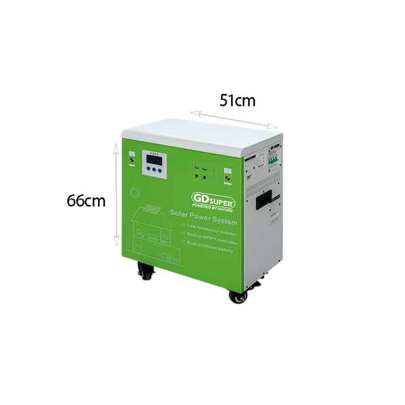 Ηλιακό Σύστημα Ενέργειας 3000W με Inverter Χαμηλής Συχνότητας & MPPT - 3000W Solar Power System with Low Frequency Inverter & MPPT