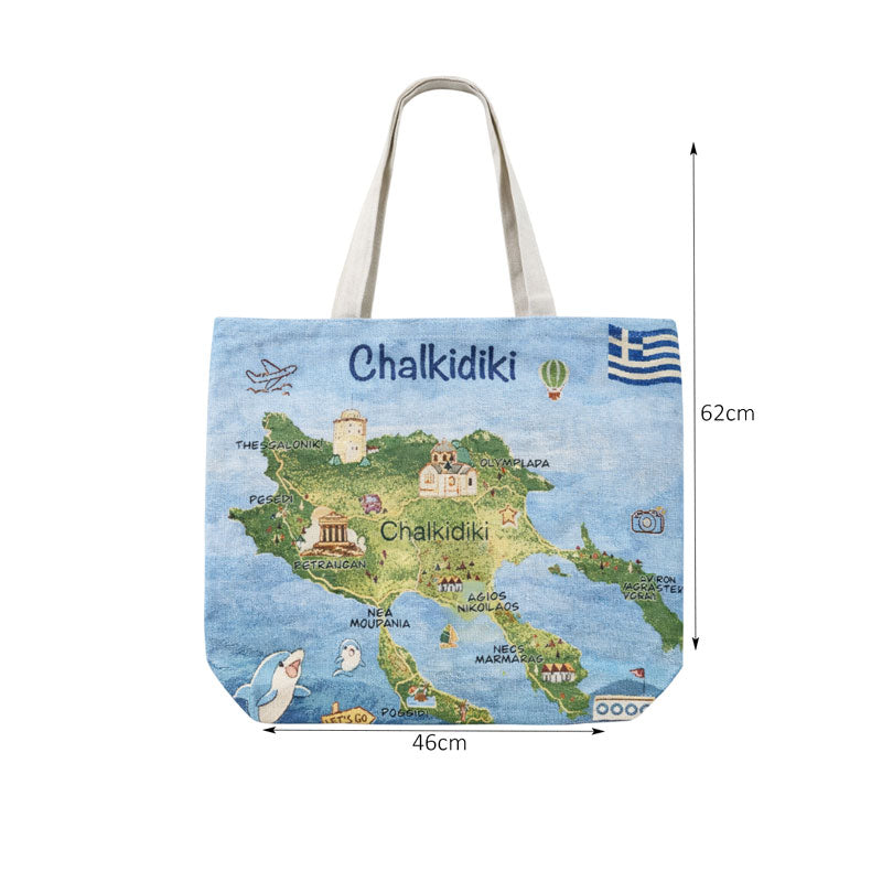 Τσάντα Θαλάσσης Chalkidiki - Beach Tote Bag