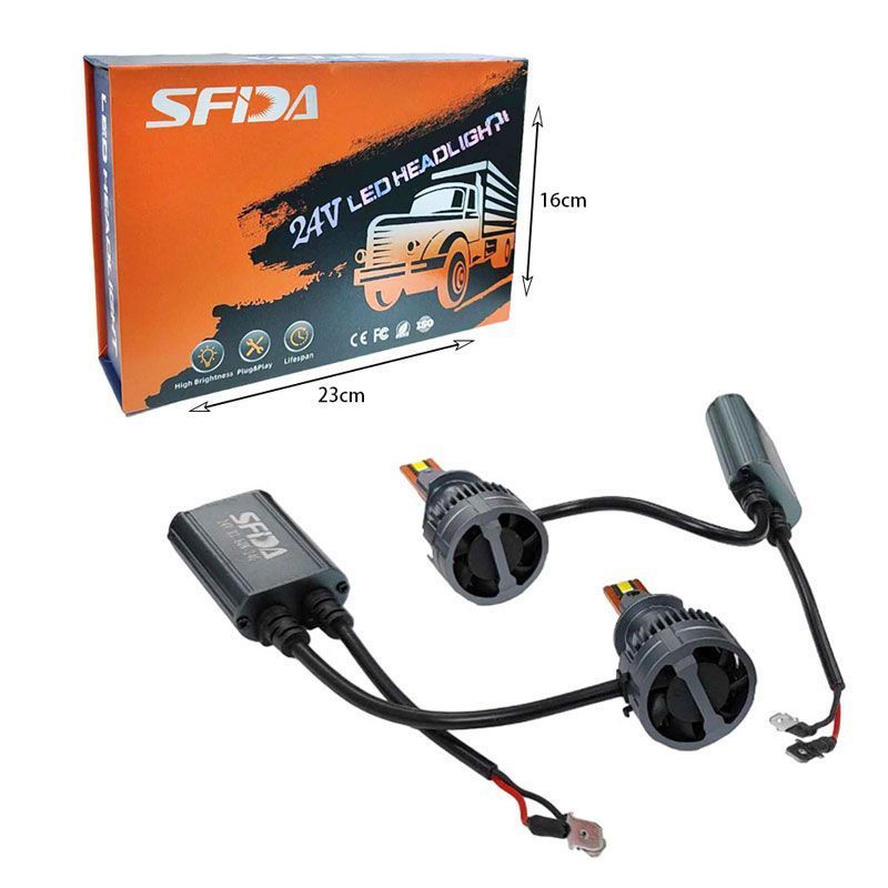 Sfida Λάμπες αυτοκινήτου 24V V11 H1 - Car LED Headlight