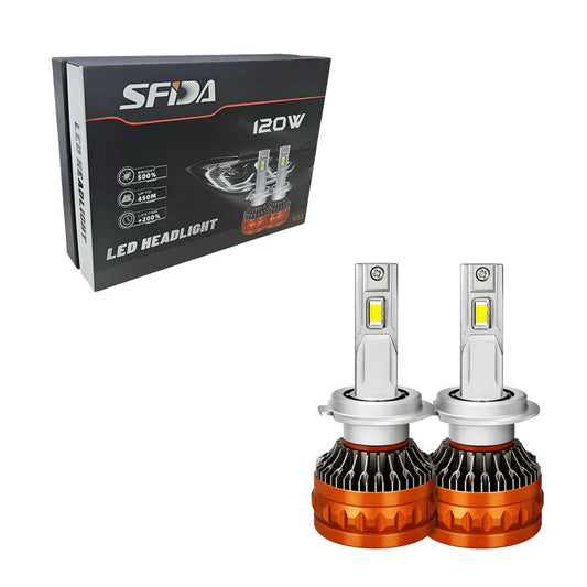 SFIDA Λάμπες Αυτοκινήτου LED H1 120W 12000 lumens Σετ 2 Τεμαχίων - H1 LED Car Headlight Bulbs
