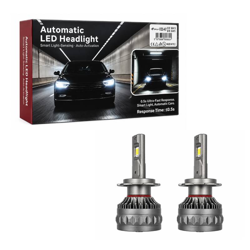 Αυτόματες Λάμπες Αυτοκινήτου LED H7 – Automatic H7 LED Headlight Bulbs