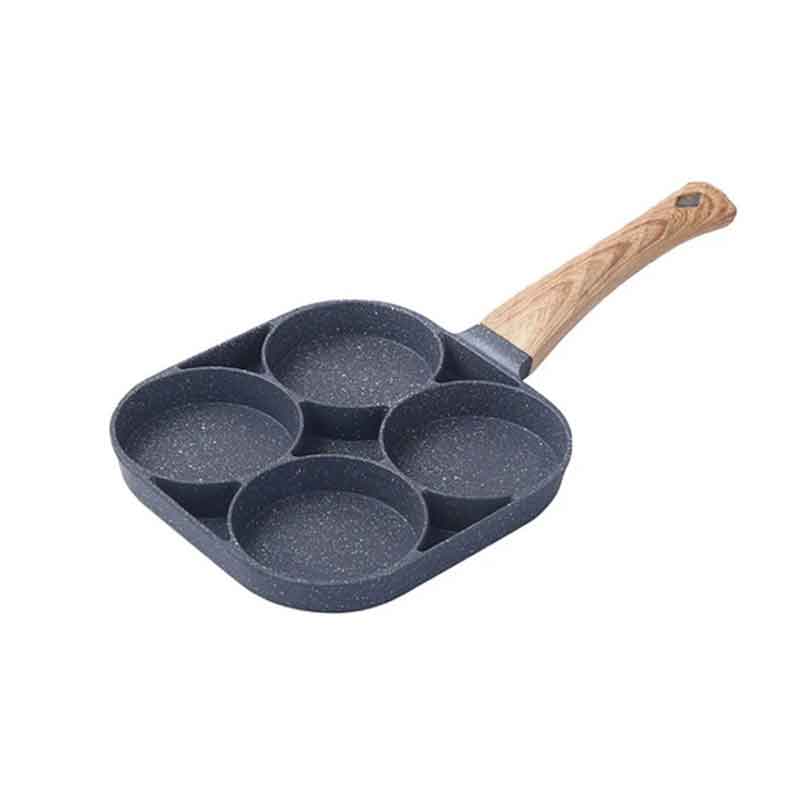 Synamore Τηγάνι Με 4 Θέσεις 17x17cm - Multi-Functional Breakfast Frying Pan