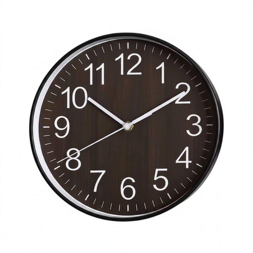 Ρολόι τοίχου - 250mm - 025048 - Dark Brown