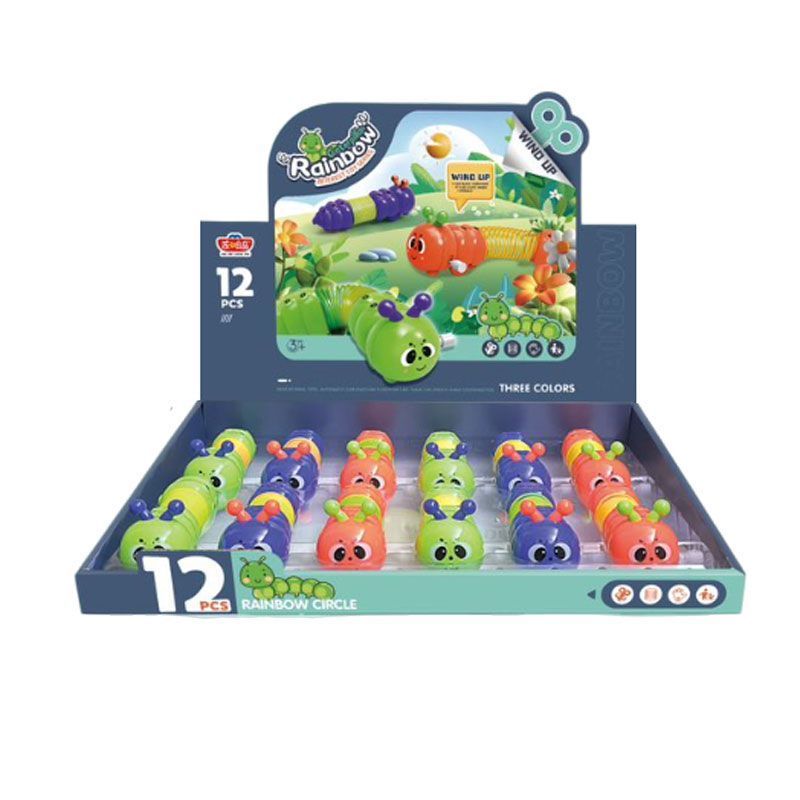 Παιχνίδι Κουρδιστή Κάμπια - Caterpillar Rainbow Interest Toy Series