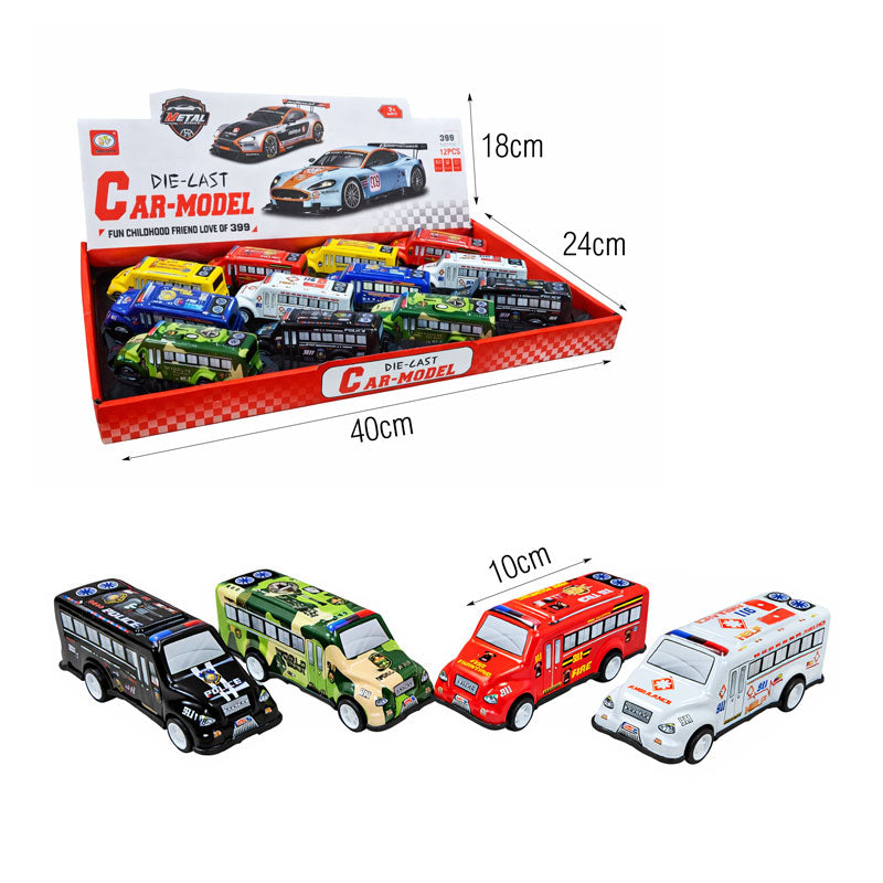 Σετ Παιδικά Οχήματα Διάσωσης 12 Τεμαχίων - Die Cast Car Model Rescue Vehicles Set