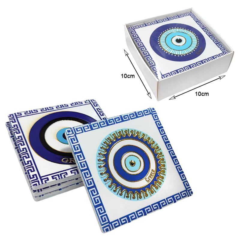 Σετ σουβέρ Greece 4τμχ - Coaster set 4pcs