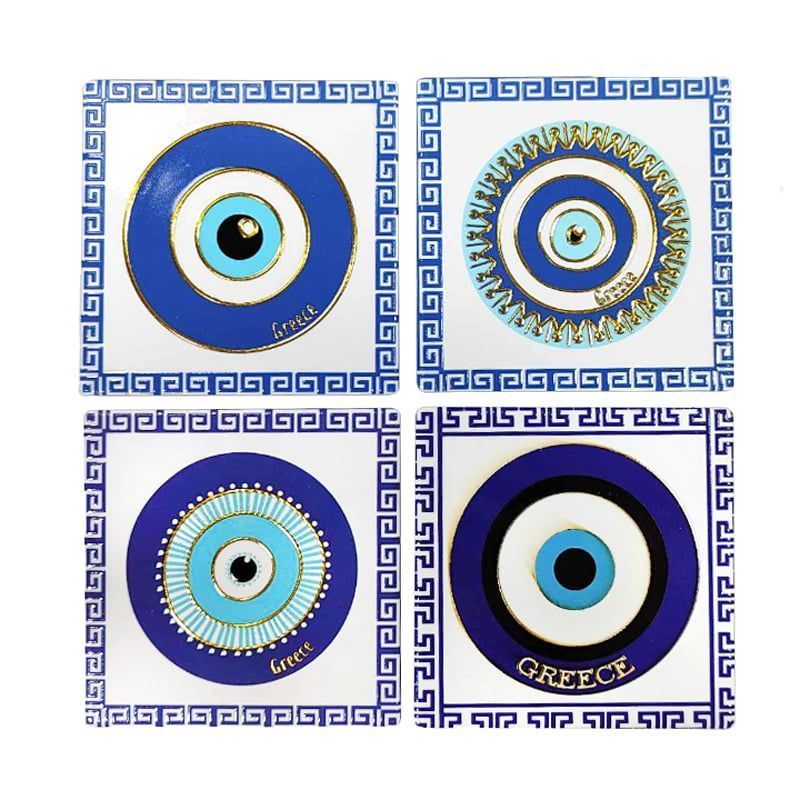 Σετ σουβέρ Greece 4τμχ - Coaster set 4pcs