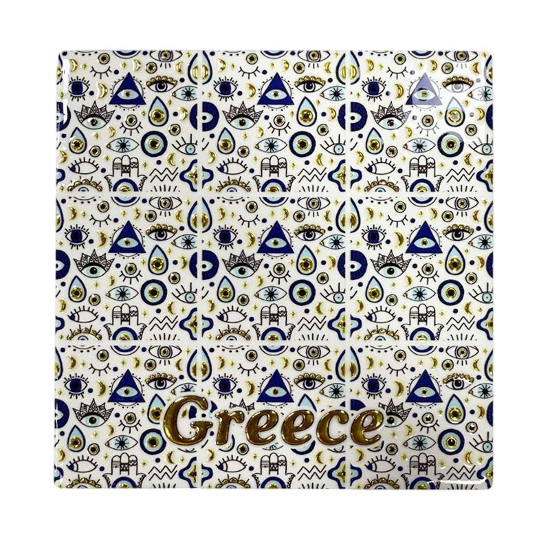 Σετ σουβέρ Greece 4τμχ - Coaster set 4pcs