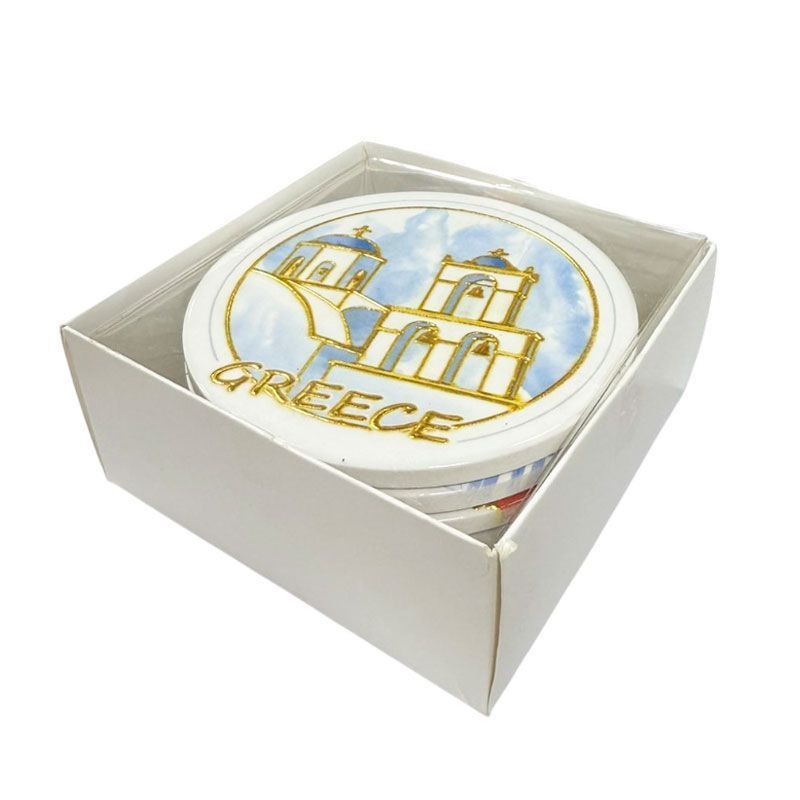 Σετ σουβέρ Greece 6τμχ - Coaster set 6pcs