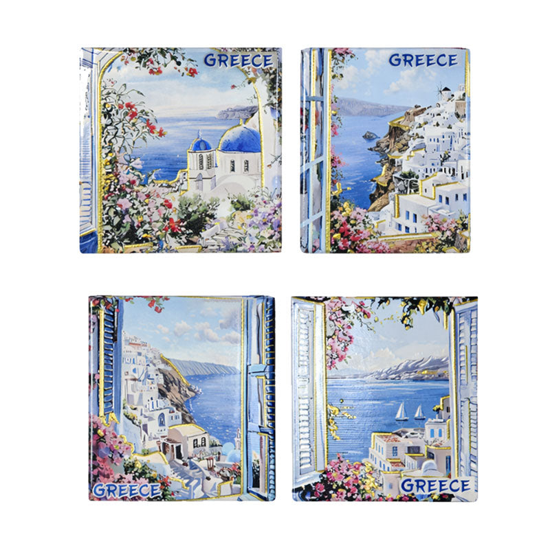 Σετ σουβέρ Greece 4τμχ - Coaster set 4pcs
