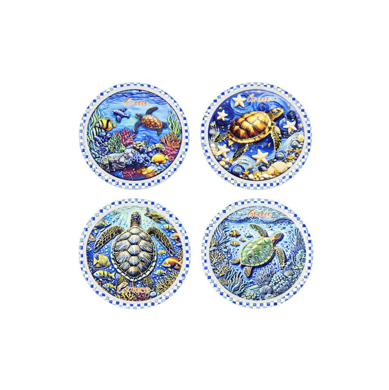 Σετ σουβέρ Greece 4τμχ - Coaster set 4pcs