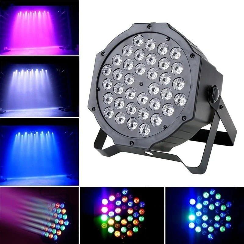 Φωτορυθμικό 36 LED -  Mini flat par light stage