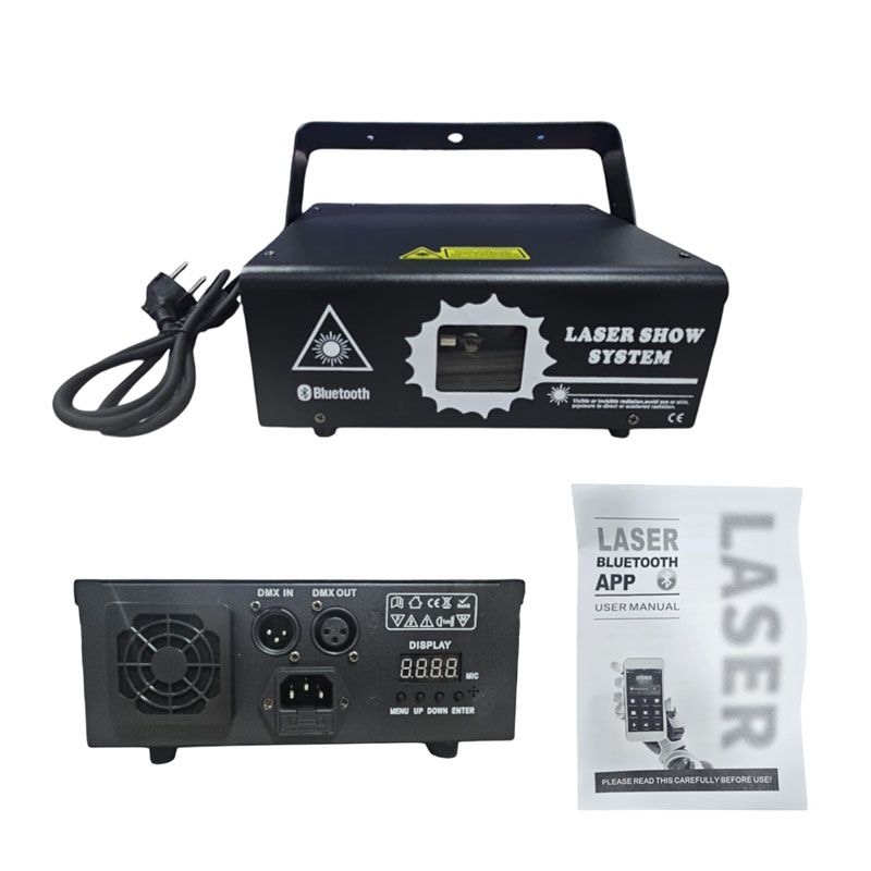 Σύστημα Laser Show με Bluetooth και DMX για Εφέ Φωτισμού - Laser Show System with Bluetooth and DMX for Lighting Effects