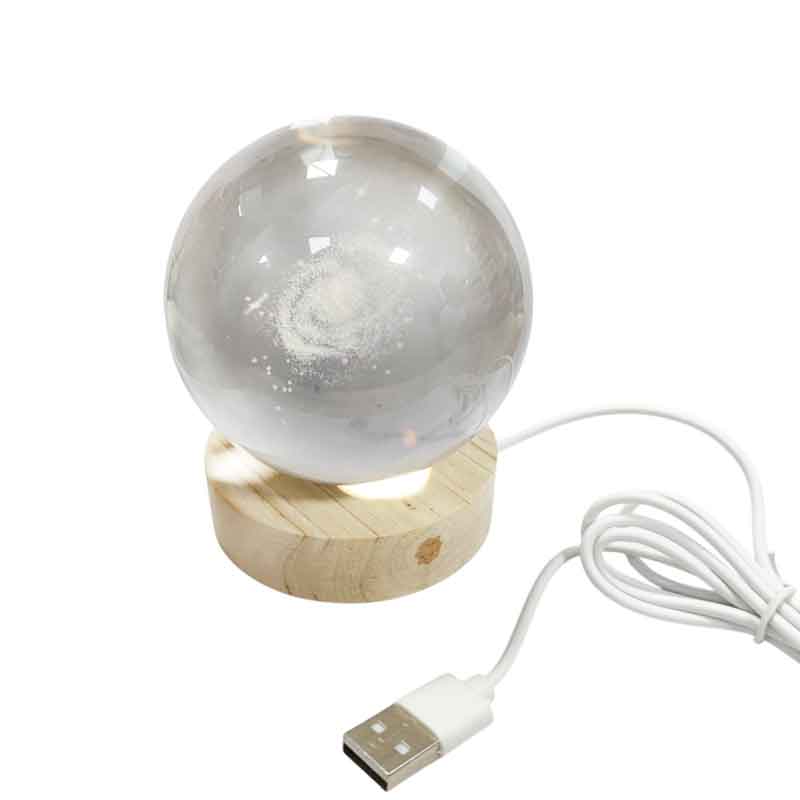 Κρυστάλλινη Μπάλα Φωτιστικό Νυκτός 3D – Crystal Ball Night Light 3D