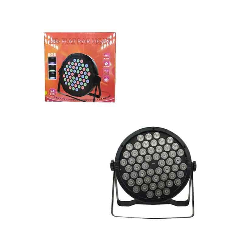 Φωτορυθμικό 54 LED -  Flat par light stage - Angel shopping