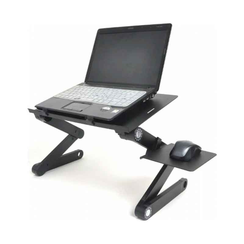 Πτυσσόμενο Τραπεζάκι για Laptop με 2 Ανεμιστήρες T8 - Smart Foldable Laptop Table