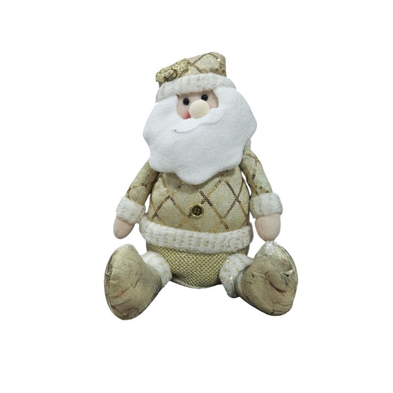 Διακοσμητικός Άγιος Βασίλης Χρυσός 30cm - Decorative Gold Santa Claus
