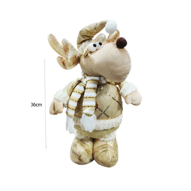 Διακοσμητικό Ταράνδος Χρυσός 36cm – Gold Decorative Reindeer 36cm