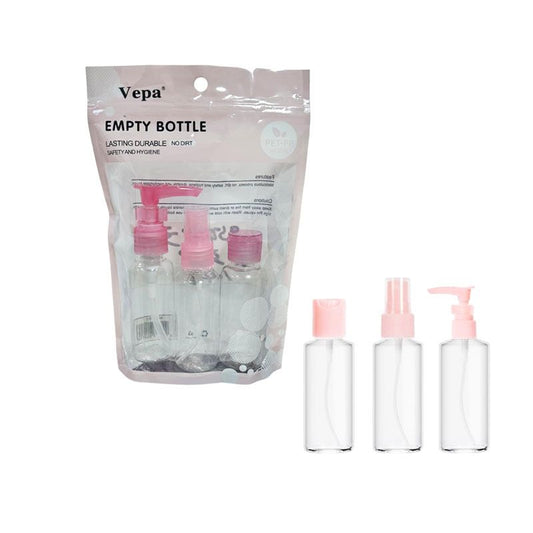 Vepa Μπουκαλάκια ταξιδιού 3τμχ - Empty Bottle