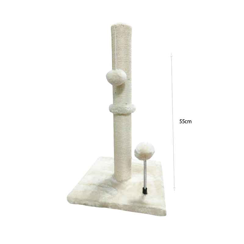 Ονυχοδρόμιο Γάτας με Ξυστράκι & Παιχνίδια 55cm - Cat Toy Three