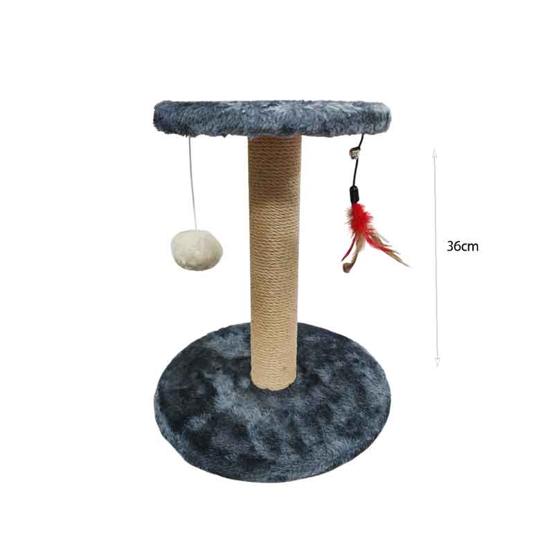 Ξύστρα Γάτας με Κρεμαστά Παιχνίδια 36cm - Cat Scratching Post with Hanging Toys