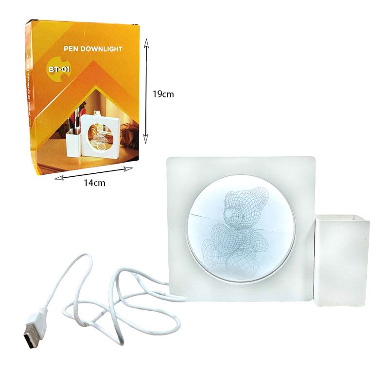 Φωτιστικό γραφείου μολυβοθήκη με USB BT-01 - Acrylic pen downlight