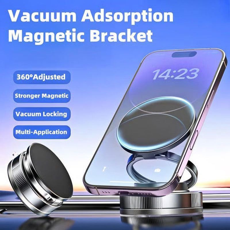 Μαγνητική Βάση Κινητού με Κενό Αέρος - Vacuum Adsorption Magnetic Suction Bracket
