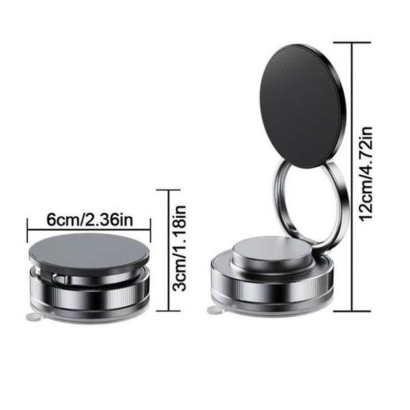 Μαγνητική Βάση Κινητού με Κενό Αέρος - Vacuum Adsorption Magnetic Suction Bracket