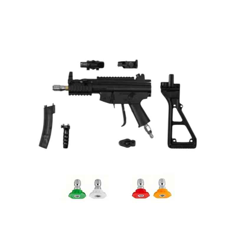 MP5K Πιστόλι Πίεσης Νερού για Πλυστικό Μηχάνημα – Σετ με 4 Μπεκ - Cleaning gun