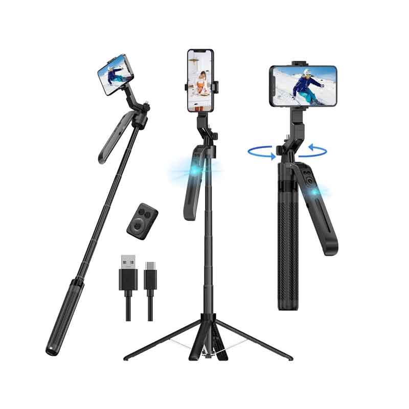 Selfie Stick Τρίποδο Με AI Tracking C12 – Selfie Stick Tripod With AI Tracking C12