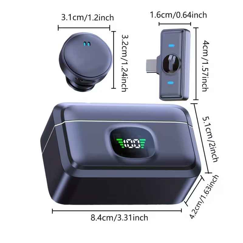 Ασύρματο Μικρόφωνο Plug and Play – Wireless Lavalier Microphone Plug and Play
